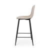 Scaun bar Milan, metal, material textil, boucle, taupe, H.94 cm, MIFU000034-TP