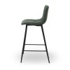 Scaun bar Berlin, metal, material reiat, verde, H.95 cm, MIFU000035-GR