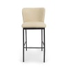 Scaun bar Messina, metal, poliester, bej, H.92 cm, MIFU000075-BG