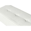 Bancheta Sintra, metal, poliester boucle, auriu/alb, L.95 cm, MIFU000079-WHGL