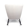 Balansoar Ferrara, poliester, boucle, alb, H.93 cm, MIFU000086-WH