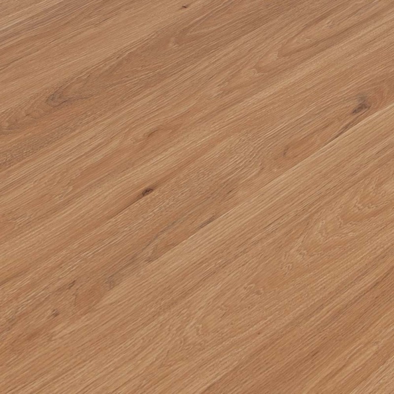 Masa dining Praga, metal, MDF, natural, D.100 cm, MIFU000091-WOOD
