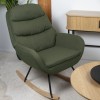 Balansoar Aytos, lemn, metal, poliester, verde, H.95 cm, MIFU000100-GR