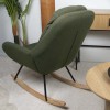 Balansoar Aytos, lemn, metal, poliester, verde, H.95 cm, MIFU000100-GR