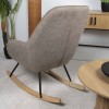 Balansoar Byala, lemn, metal, poliester, taupe, H.94 cm, MIFU000101-TP