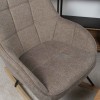 Balansoar Byala, lemn, metal, poliester, taupe, H.94 cm, MIFU000101-TP
