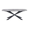 Masa dining Oxford, metal, ceramica, L.200 cm, MIFU000104-SD