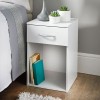 Noptiera Asti, MDF, alba, H.48 cm, MIFU000122-WH