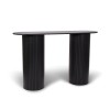 Consola Glina, MDF, neagra, L.120 cm, MIFU000129-BK