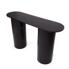 Consola Glina, MDF, neagra, L.120 cm, MIFU000129-BK