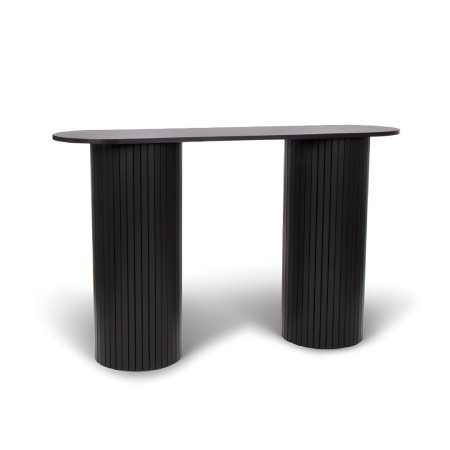 Consola Glina, MDF, neagra, L.120 cm, MIFU000129-BK