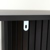 Consola Glina, MDF, neagra, L.120 cm, MIFU000129-BK