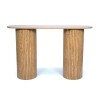 Consola Glina, MDF, natural, L.120 cm, MIFU000129-WOOD