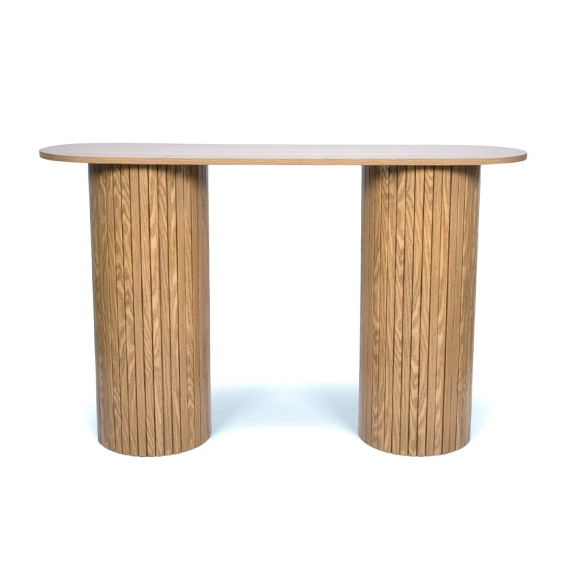 Consola Glina, MDF, natural, L.120 cm, MIFU000129-WOOD