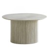 Masuta de cafea Tornio, MDF, gri, D.80 cm, MIFU000132-LGY