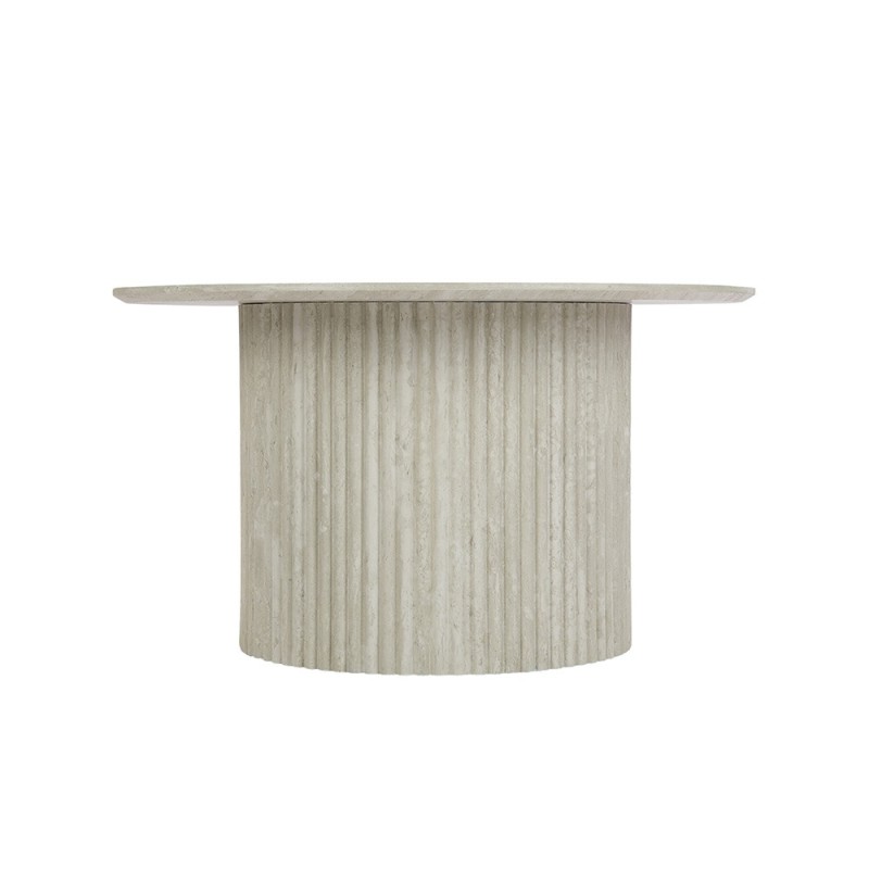 Masuta de cafea Tornio, MDF, gri, D.80 cm, MIFU000132-LGY