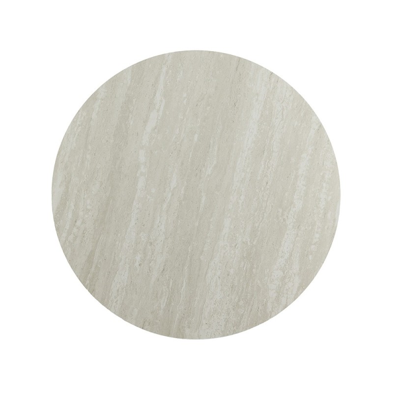 Masuta de cafea Tornio, MDF, gri, D.80 cm, MIFU000132-LGY