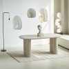 Masa dining Tornio, MDF, gri, L.180 cm, MIFU000134-LGY