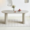 Masa dining Tornio, MDF, gri, L.180 cm, MIFU000134-LGY