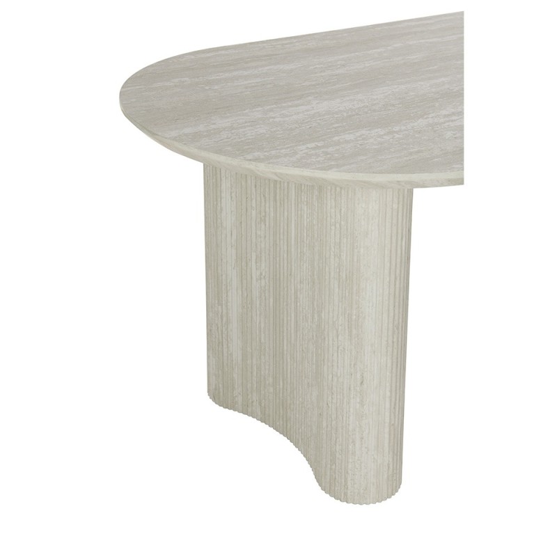 Masa dining Tornio, MDF, gri, L.180 cm, MIFU000134-LGY