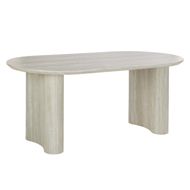 Masa dining Tornio, MDF, gri, L.180 cm, MIFU000134-LGY
