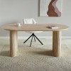 Masa dining Tornio, MDF, bej, L.180 cm, MIFU000134-SD