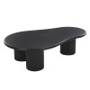 Masuta de cafea Tornio, MDF, neagra, L.130 cm, MIFU000135-BK