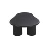 Masuta de cafea Tornio, MDF, neagra, L.130 cm, MIFU000135-BK
