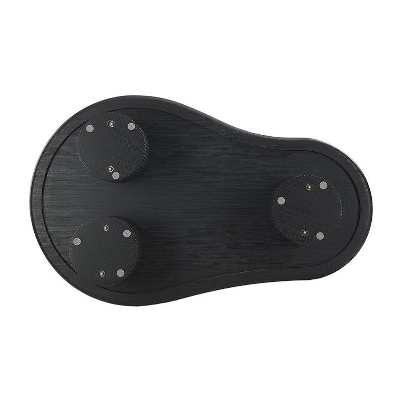 Masuta de cafea Tornio, MDF, neagra, L.130 cm, MIFU000135-BK