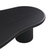 Masuta de cafea Tornio, MDF, neagra, L.130 cm, MIFU000135-BK