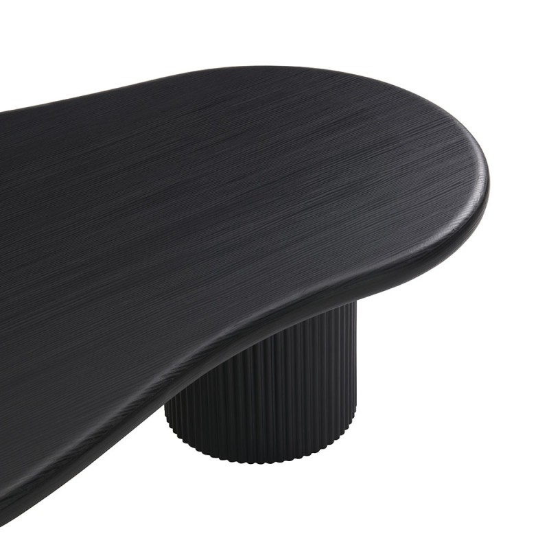 Masuta de cafea Tornio, MDF, neagra, L.130 cm, MIFU000135-BK