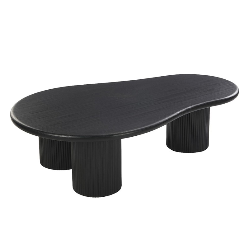 Masuta de cafea Tornio, MDF, neagra, L.130 cm, MIFU000135-BK