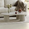 Masuta de cafea Tornio, MDF, gri, L.130 cm, MIFU000135-LGY