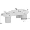 Masuta de cafea Tornio, MDF, gri, L.130 cm, MIFU000135-LGY
