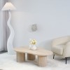 Masuta de cafea Tornio, MDF, bej, L.130 cm, MIFU000135-SD