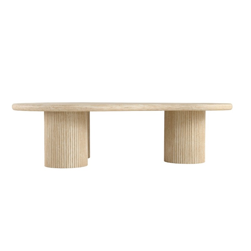 Masuta de cafea Tornio, MDF, bej, L.130 cm, MIFU000135-SD