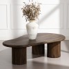 Masuta de cafea Tornio, MDF, aspect de nuc, maro, L.130 cm, MIFU000135-WALN