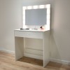 Masa toaleta Boden, MDF, alba, L.80 cm, MIFU000139-UN