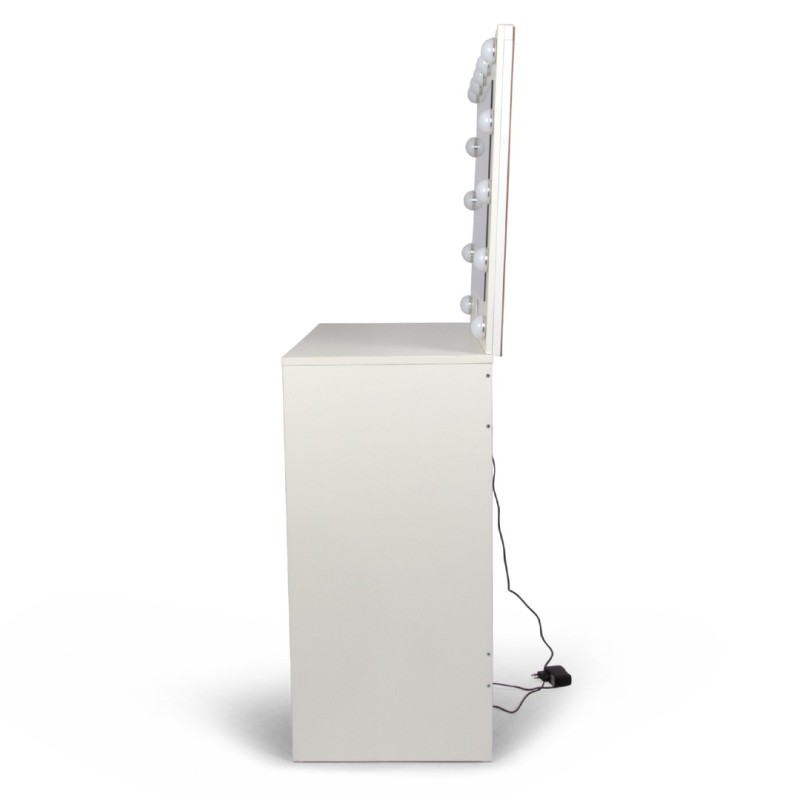 Masa toaleta Boden, MDF, alba, L.80 cm, MIFU000139-UN