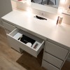 Masa toaleta Nora, MDF, alba, L.110 cm, MIFU000140-UN
