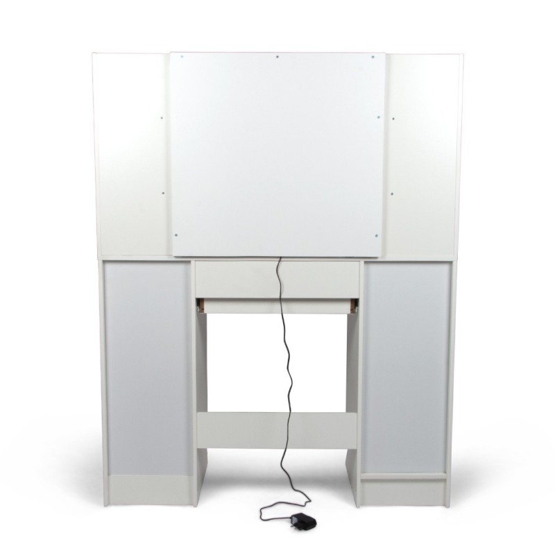 Masa toaleta Nora, MDF, alba, L.110 cm, MIFU000140-UN