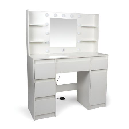 Masa toaleta Nora, MDF, alba, L.110 cm, MIFU000140-UN
