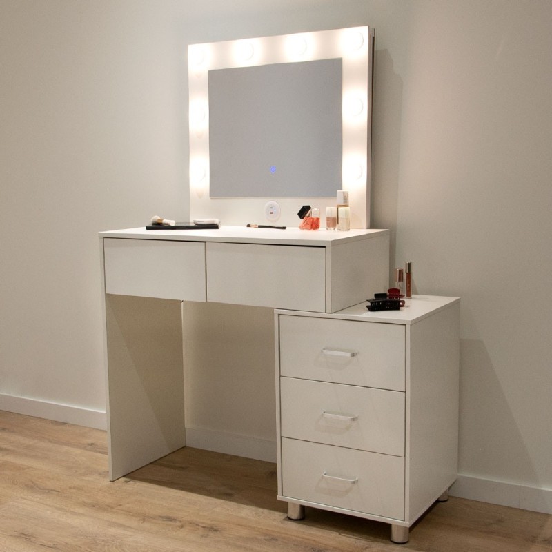 Masa toaleta Trosa, MDF, alba, L.80 cm, MIFU000141-UN