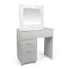 Masa toaleta Trosa, MDF, alba, L.80 cm, MIFU000141-UN