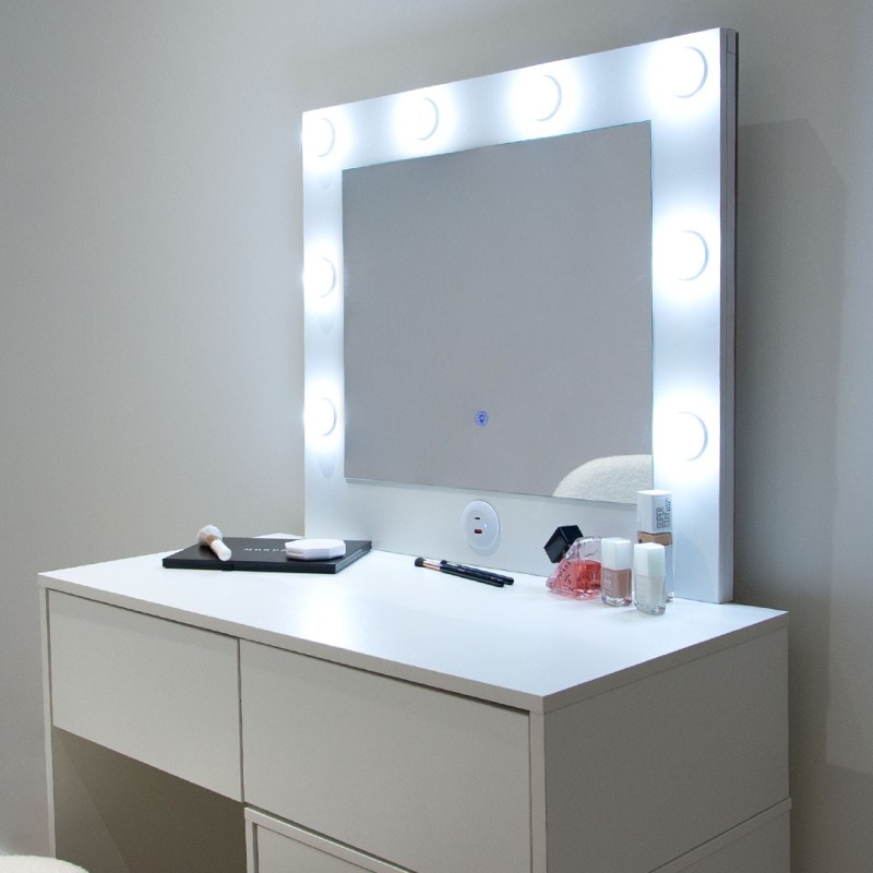 Masa toaleta Trosa, MDF, alba, L.80 cm, MIFU000141-UN