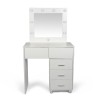 Masa toaleta Trosa, MDF, alba, L.80 cm, MIFU000141-UN