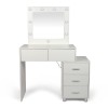 Masa toaleta Trosa, MDF, alba, L.80 cm, MIFU000141-UN