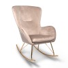 Balansoar Burgos, metal, catifea, bej, H.98 cm, MIFU000144-BG