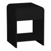 Noptiera Camden, MDF, neagra, H.53 cm, MIFU000145-BK