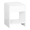 Noptiera Camden, MDF, alba, H.53 cm, MIFU000145-WH